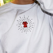 Load image into Gallery viewer, Meditating Demon Embroidered Sweatshirt