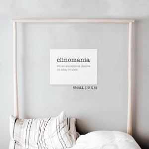 Clinomania Canvas