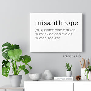 Misanthrope Canvas