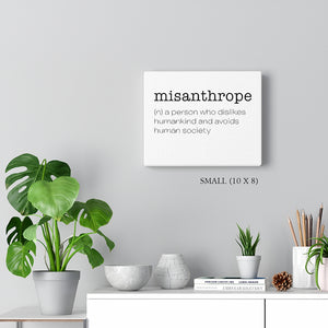 Misanthrope Canvas