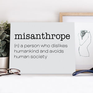 Misanthrope Canvas