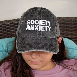 Society Anxiety Vintage Dad Hat