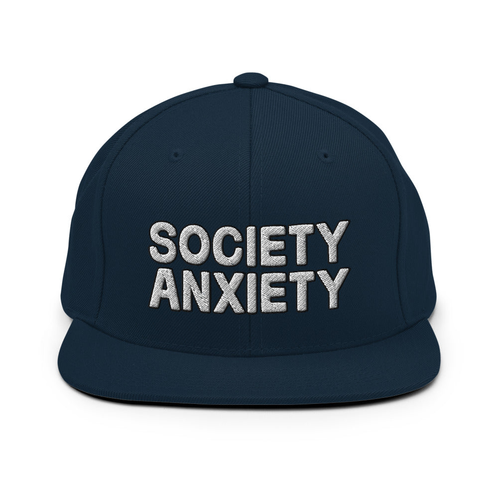 Society Anxiety Flat Brim Hat