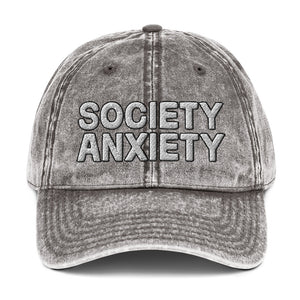 Society Anxiety Vintage Dad Hat