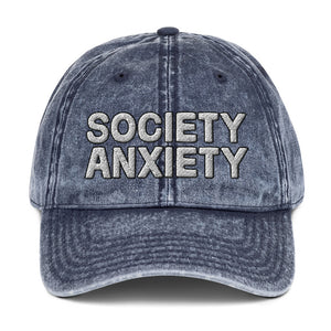 Society Anxiety Vintage Dad Hat